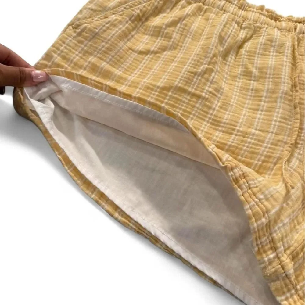 Arizona Women's Yellow and White Shorts